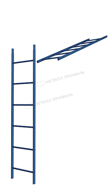 Лестница кровельная стеновая дл. 1860 мм без кронштейнов (5005) ― где приобрести в Павлодаре? В нашем интернет-магазине!